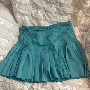 Teal Pleated KYODAN Women's Skirt